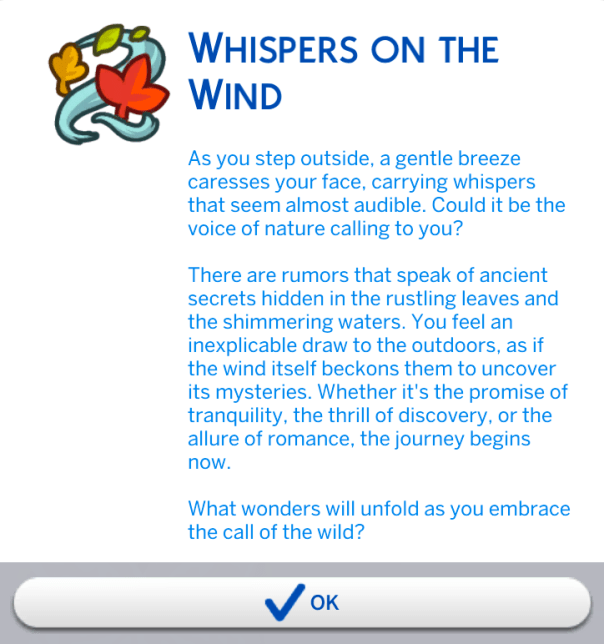 Intro Text for Whispers on the Wind